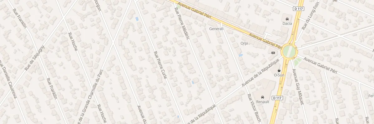 Plan du 32 Rue Pierre Mederic à Sainte-Geneviève-des-Bois