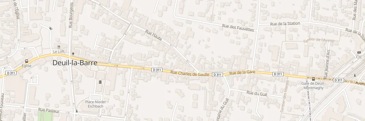 Plan du 76 Rue Haute à Deuil-la-Barre