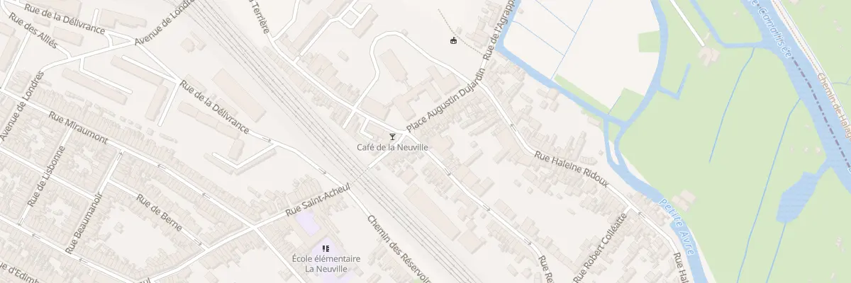 Plan du 3 Rue Renée Cossin à Amiens