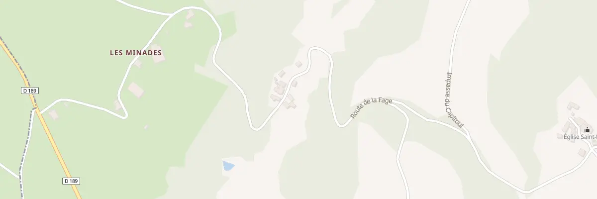 Plan du 5108 La Fage à Escandolières