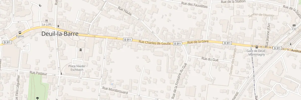 Plan du 64 Rue Charles de Gaulle à Deuil-la-Barre