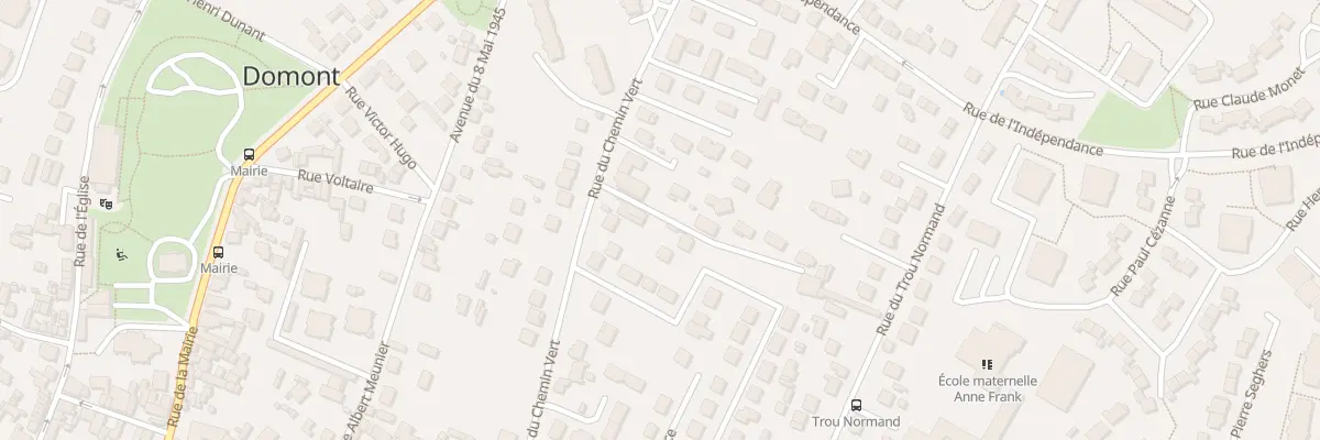 Plan du 50B Rue du Chemin Vert à Domont