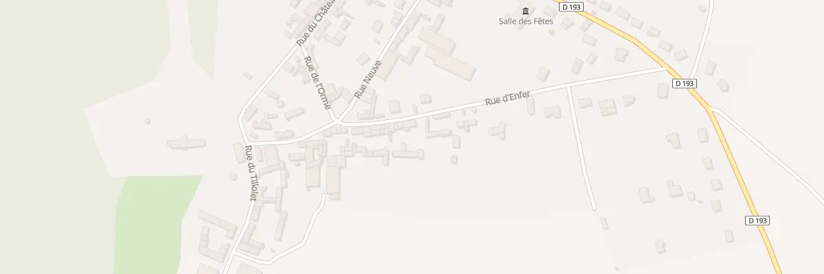 Plan du 24 Rue d’Enfer à Chaussoy-Epagny