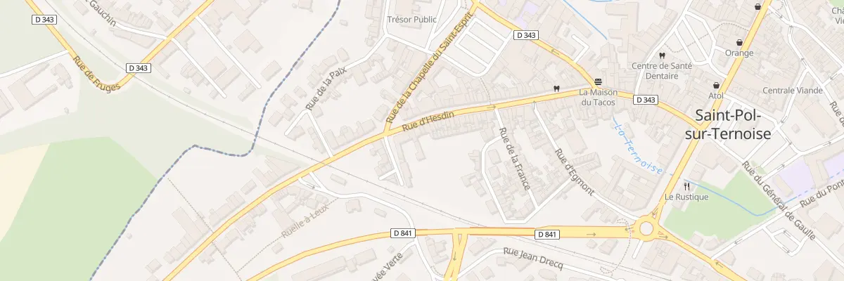 Plan du 95 Rue d’Hesdin à Saint-Pol-sur-Ternoise