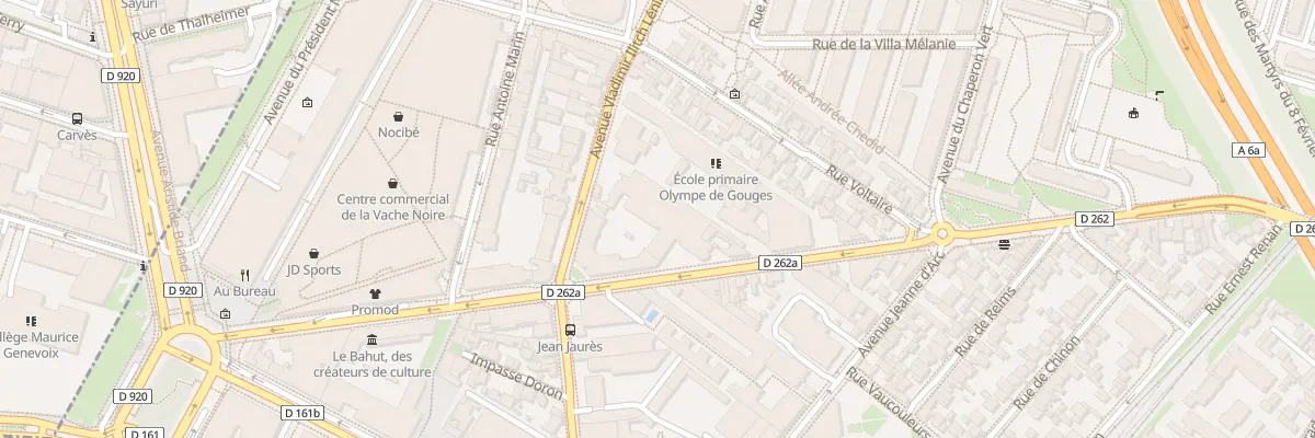 Plan du 45 Av Jean Jaurès à Arcueil