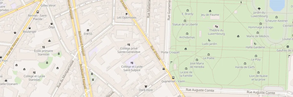 Plan du 66 Rue d’Assas à Paris 6e Arrondissement