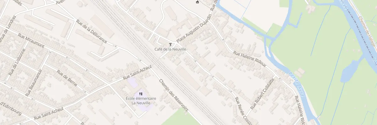 Plan du 12 Rue Renée Cossin à Amiens