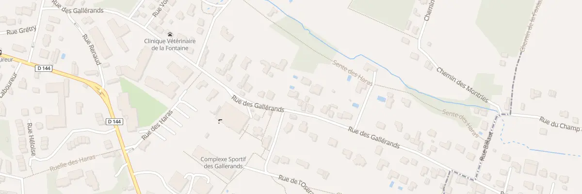 Plan du 45 Rue des Gallerands à Montmorency