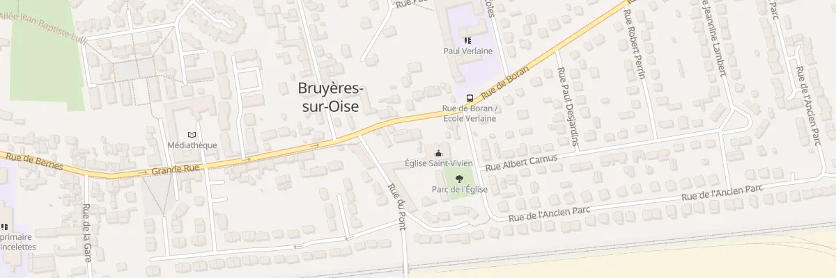 Plan du 4 Rue de Boran à Bruyères-sur-Oise