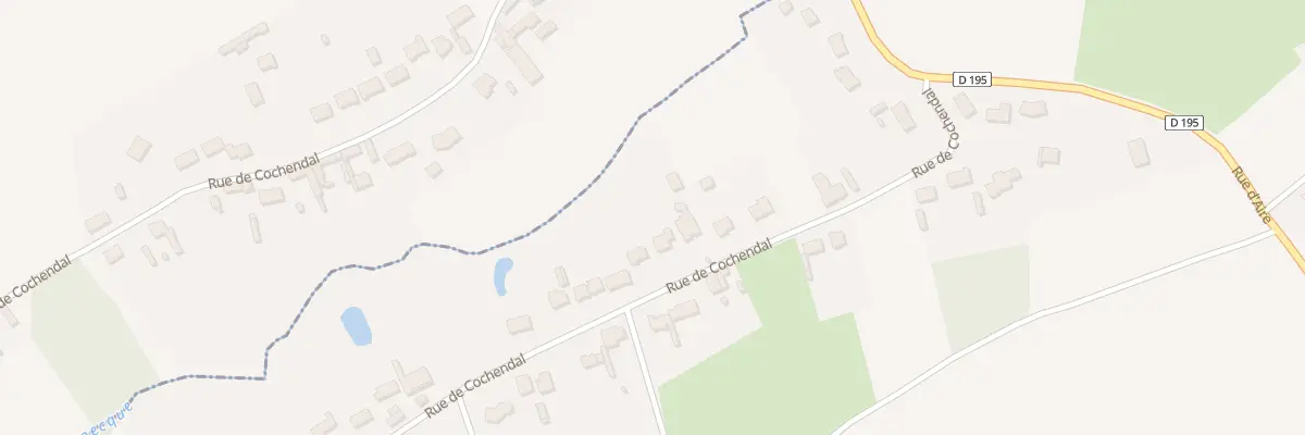 Plan du 254 Rue de Cochendal à Roquetoire