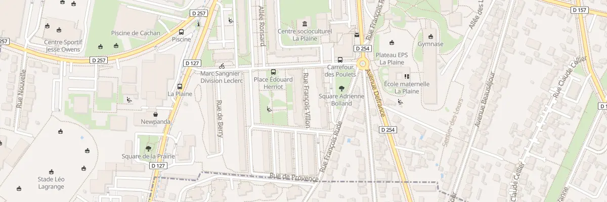 Plan du 8 Rue François Villon à Cachan