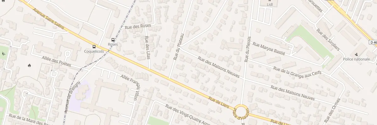 Plan du 4 Rue des Maisons Neuves à Sainte-Geneviève-des-Bois