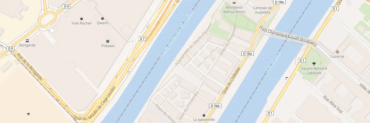 Plan du 13 Rue Jeanne Paquin à L’Île-Saint-Denis