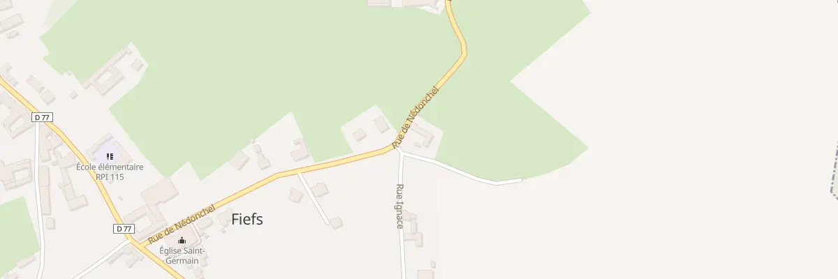 Plan du 8 Rue de Nédonchel à Fiefs