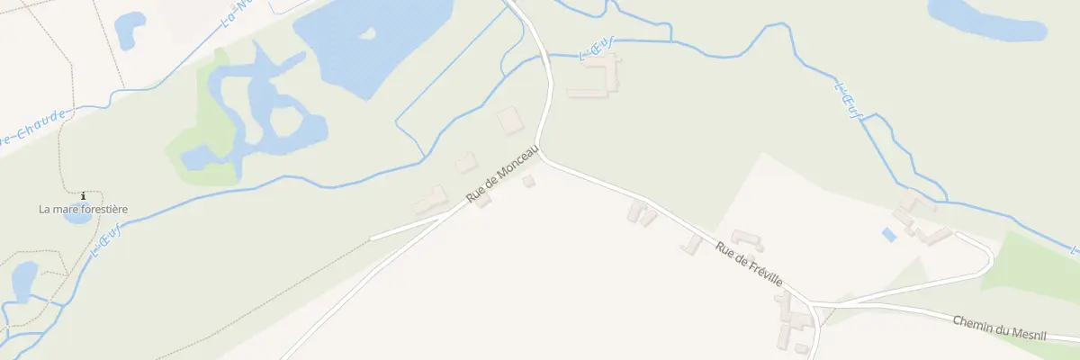 Plan du 1 Rue de Monceau à Estouy