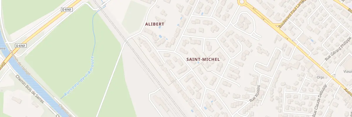 Plan du 53 Rue Ludwig Van Beethoven à Carcassonne