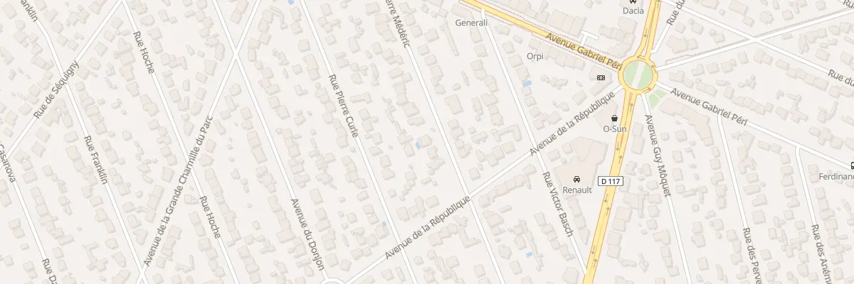 Plan du 42 Rue Pierre Mederic à Sainte-Geneviève-des-Bois