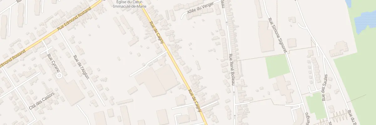 Plan du 587 Rue de Cagny à Amiens