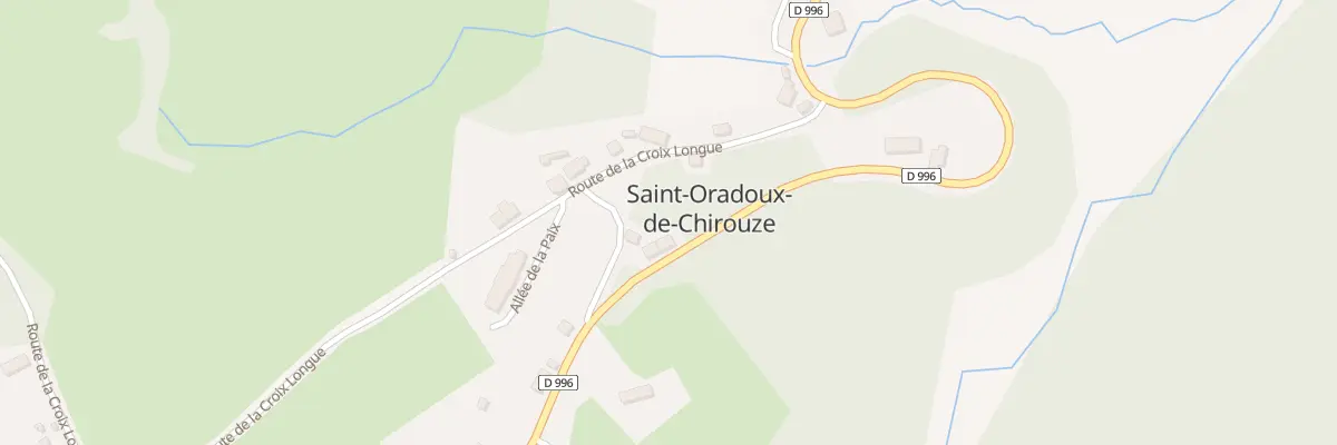 Plan du 1 Côte de la Forge à Saint-Oradoux-de-Chirouze