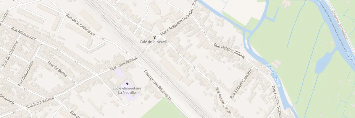 Plan du 20 Rue Renée Cossin à Amiens