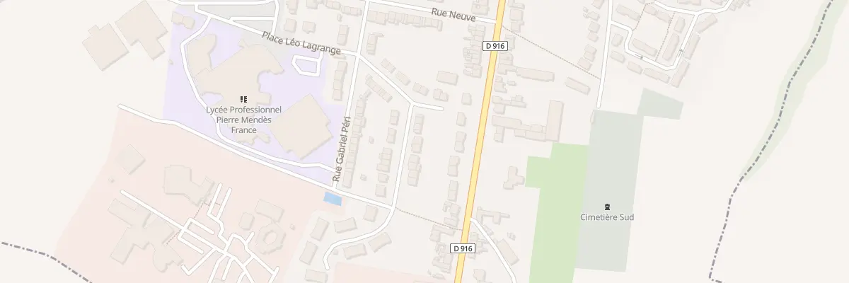 Plan du 21 Rue Pierre Brossolette à Saint-Pol-sur-Ternoise