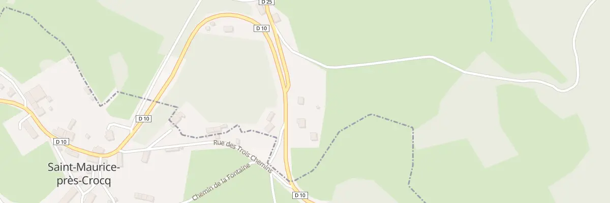Plan du 1 Le Treix à Saint-Pardoux-d’Arnet