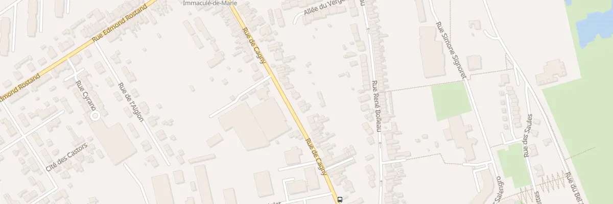 Plan du 589 Rue de Cagny à Amiens