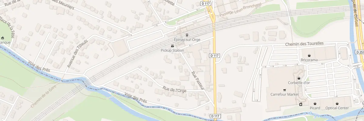 Plan du 6 Rue Pasteur à Épinay-sur-Orge