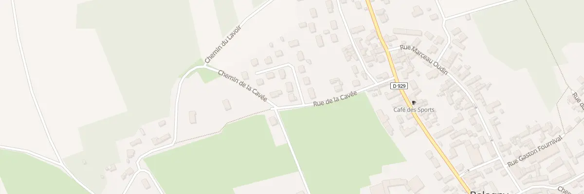 Plan du 13 Rue de la Pommeraie à Balagny-sur-Thérain