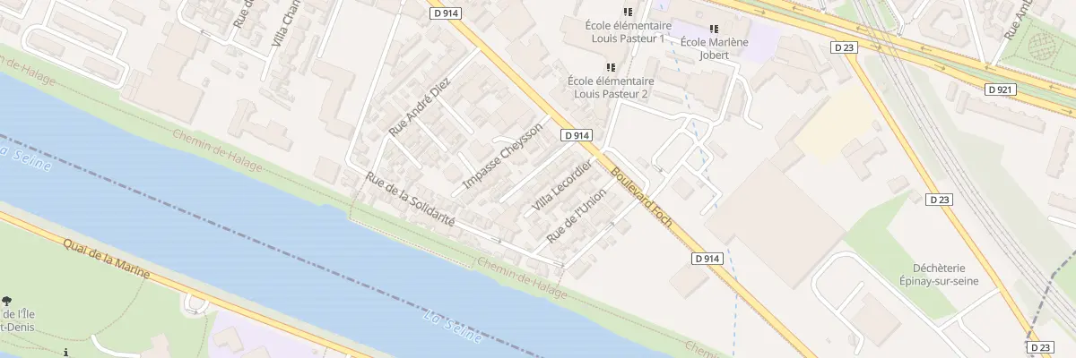 Plan du 4 Imp Black à Épinay-sur-Seine