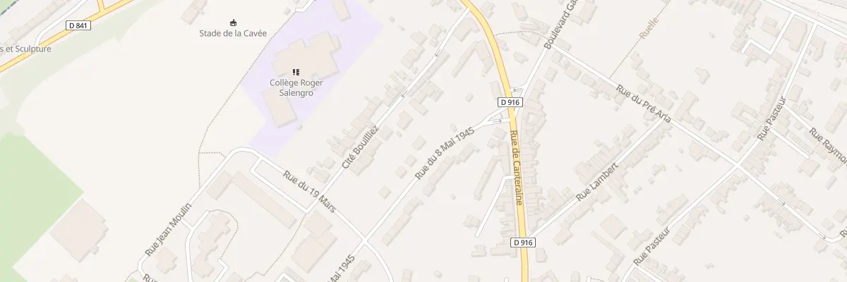 Plan du 2 Rue du Huit Mai à Saint-Pol-sur-Ternoise