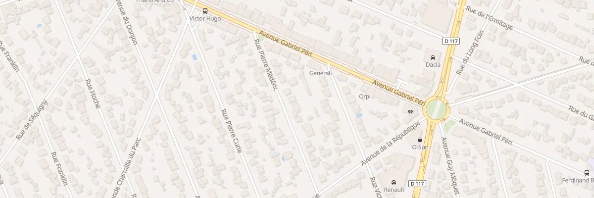 Plan du 15 Rue Pierre Mederic à Sainte-Geneviève-des-Bois