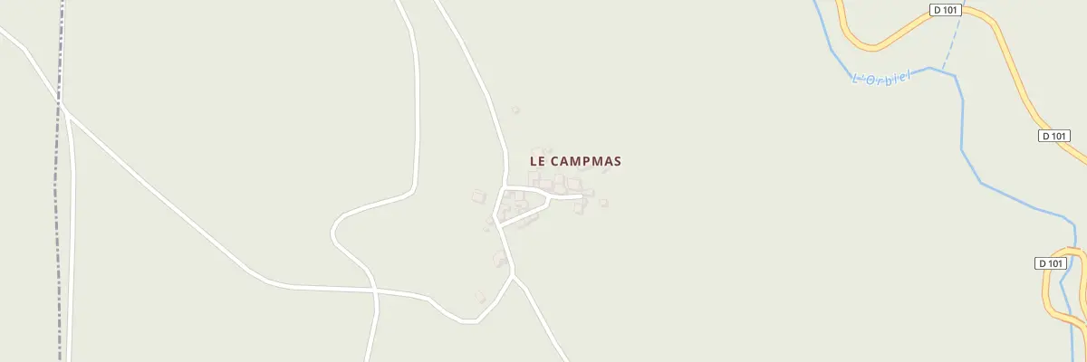 Plan du 24A Le Campmas à Miraval-Cabardès
