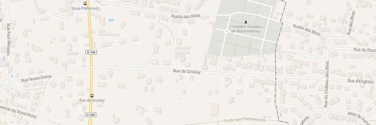 Plan du 13 Rue de Groslay à Montmorency