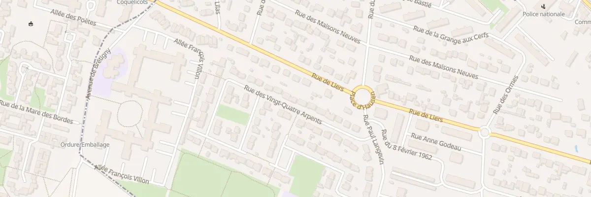 Plan du 16 Rue des 24 Arpents à Sainte-Geneviève-des-Bois