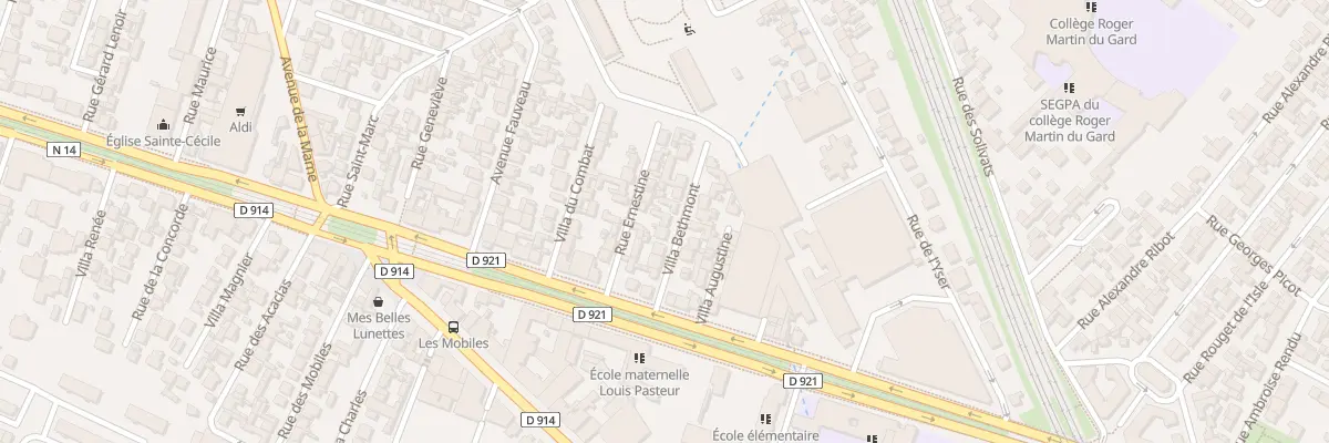 Plan du 11 Vla Bethmont à Épinay-sur-Seine