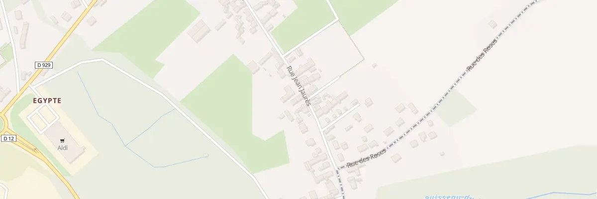 Plan du 424 Rue Jean Jaurès à Angy