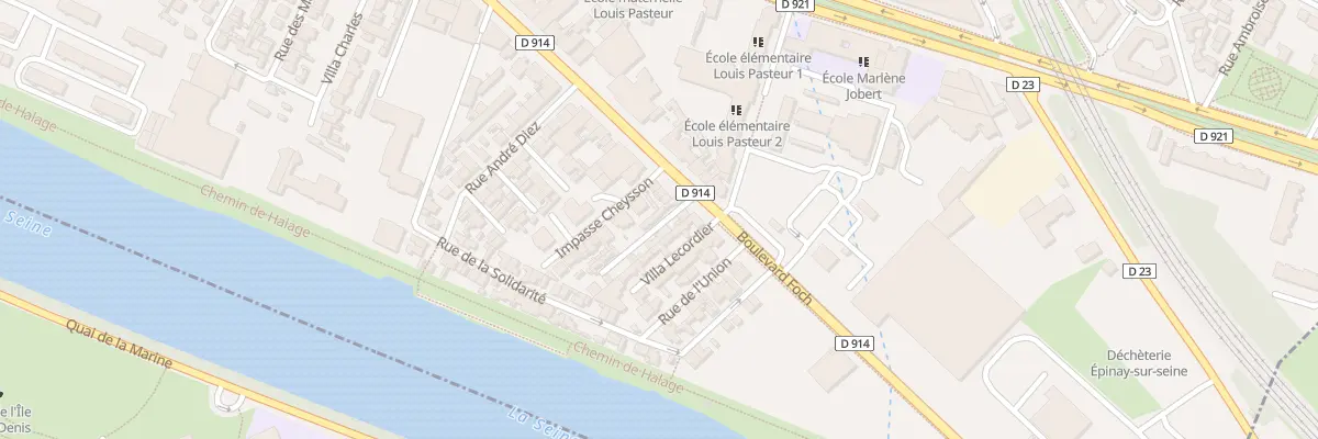 Plan du 5 Imp Black à Épinay-sur-Seine