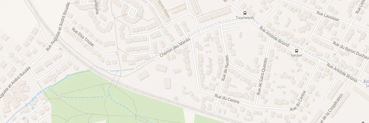 Plan du 91 Rue du Centre à Domont