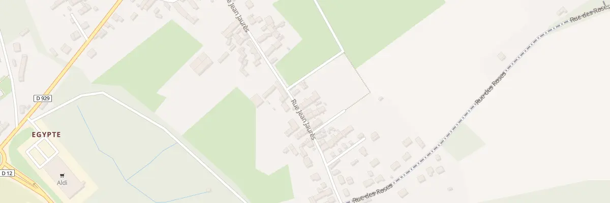 Plan du 393 Rue Jean Jaurès à Angy