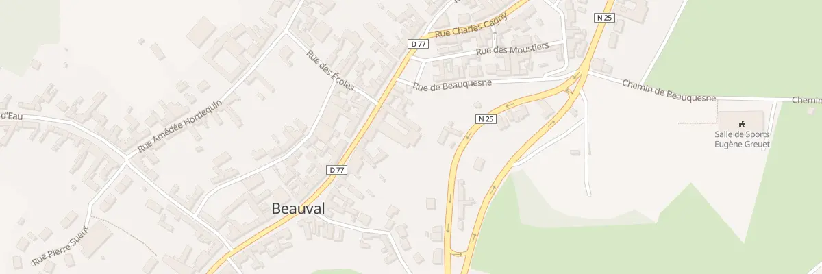Plan du 9 Rue du Général Leclerc à Beauval