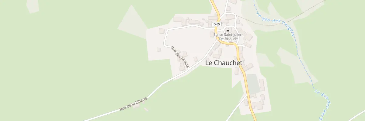 Plan du 10 Rue des Jardins au Chauchet