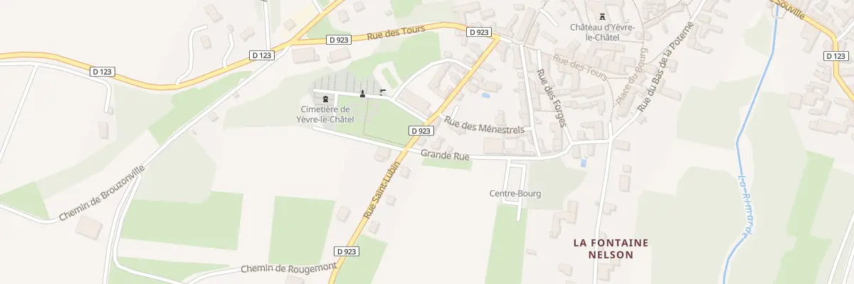 Plan du 9 Gr Grande Rue à Yèvre-la-Ville