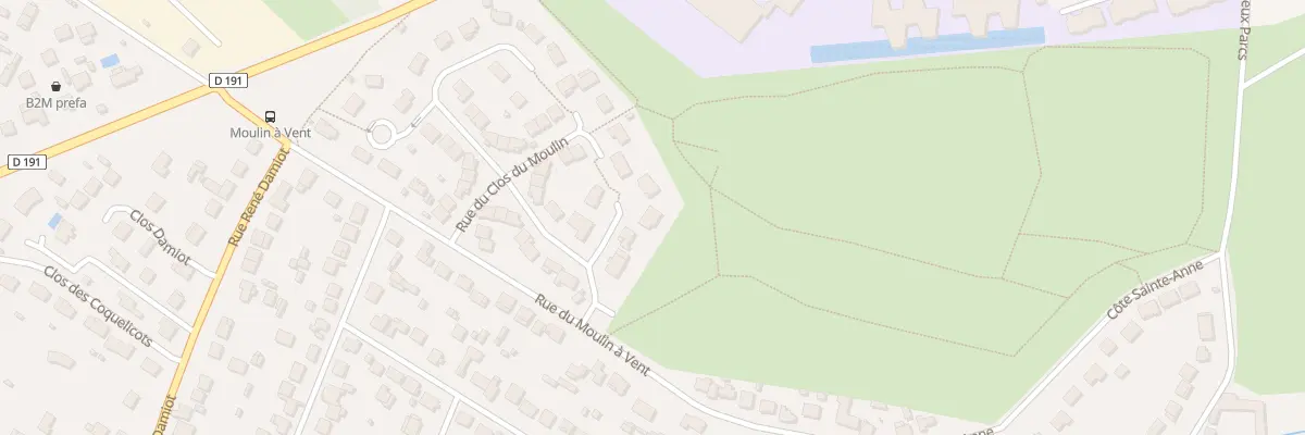 Plan du 5 Rue du Clos du Moulin à Cerny