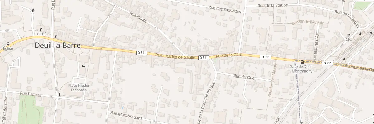 Plan du 72B Rue Charles de Gaulle à Deuil-la-Barre
