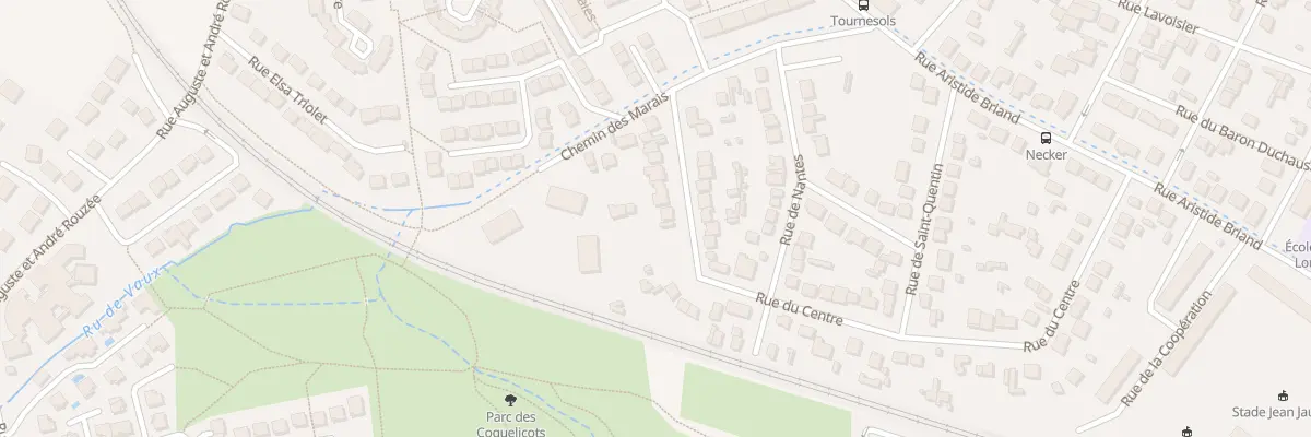 Plan du 85 Rue du Centre à Domont