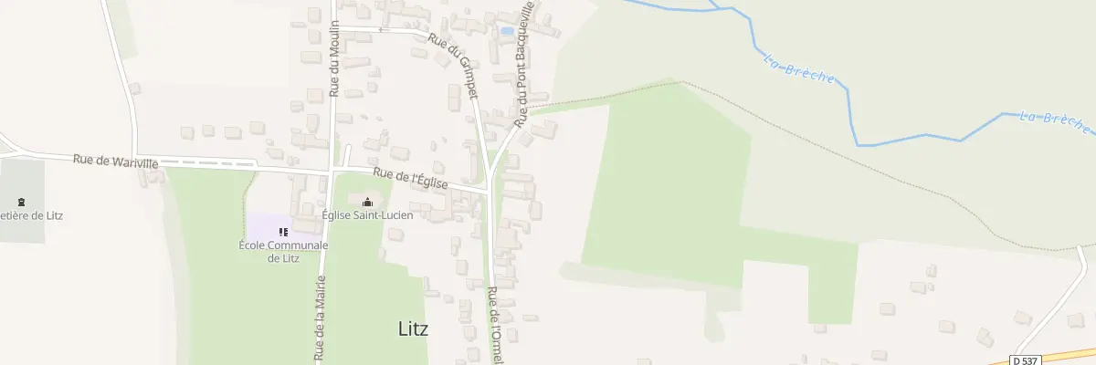 Plan du 3 Rue de l’Ormel Voisin à Litz