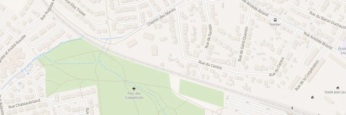 Plan du 77 Rue du Centre à Domont