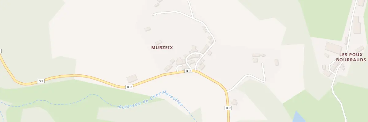 Plan du 10 Murzeix à La Villetelle