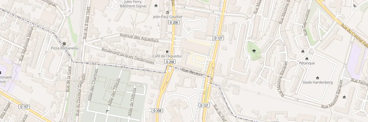 Plan du 3 Rue Besson à Arcueil